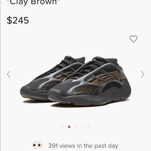 YEEZY 700 V3 CLAY BROWN SIZE 5.5 MENS